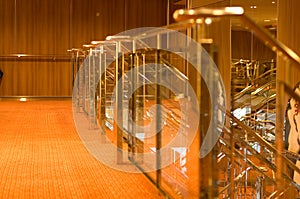 Reflective Brass Rails