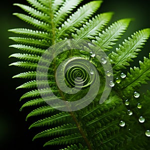 Reflective Fern Leaf: A Primitivist Celebration Of Nature