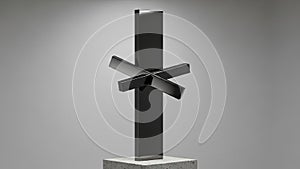 The reflective surface of the metal creates subtle highlights emphasizing