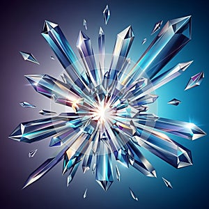 Reflective surfaces that create a spectrum of colors including