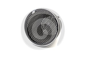 Reflector with honeycomb grid accessory for studio strobes and flashes on white background