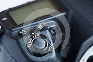 Reflex camera power switch off mode