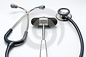 Reflex Hammer and Stethoscope