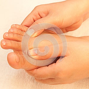 Reflexology foot massage