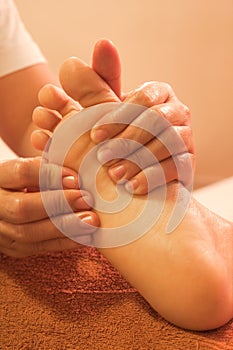 Reflexology foot massage, spa treatment,Thailand