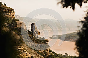 Reforested areas in the mountains, Shanxi Province, China