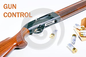 Reform gun control concept.