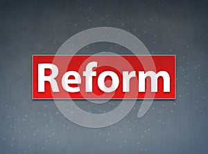Reform Red Banner Abstract Background