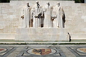 Reformation Wall in Bastions Park, Geneva, Switzerland