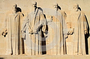 Reformation wall in Geneva, Switzerland.