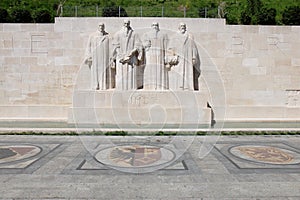 Reformation Wall in Swiss Bastions Park, Geneva