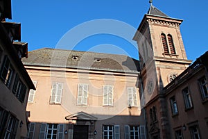 reformed church (Ã©glise du bouclier) - strasbourg - france photo