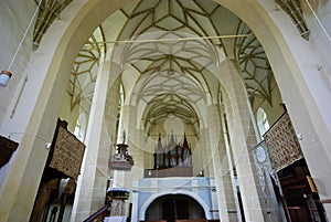 Reformed church - interior view photo