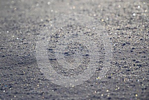 Refraction of light by ice crystals and snow