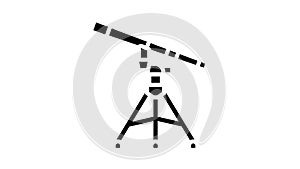 refractor planetarium glyph icon animation