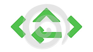 Refresh Arrows for Reload and Sync Functionality, vector design Generative AI