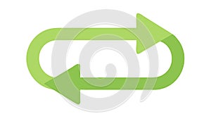 Refresh Cycle Arrow, Repeat Process Reload Icon Vector, vector design Generative AI