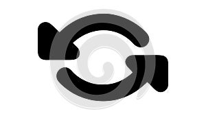 Refresh Cycle Arrows, Reload Loop Symbol, vector design Generative AI