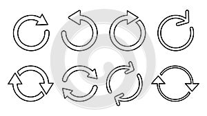 Refresh icon . Reload icon vector. Update icon