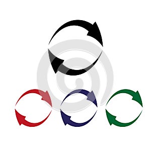 Refresh icon vector. Reload