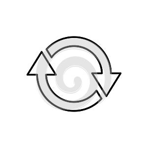 Refresh icon . Reload icon vector. Update icon