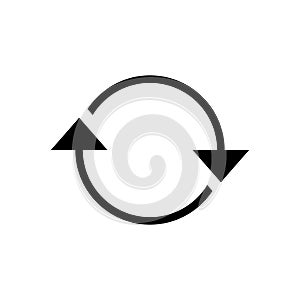 Refresh icon . Reload icon vector. Update icon