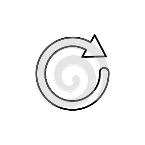 Refresh icon . Reload icon vector. Update icon