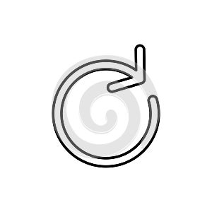 Refresh icon . Reload icon vector. Update icon