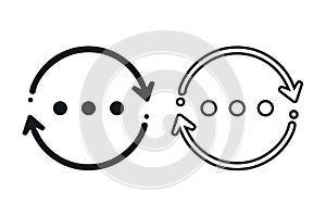 Refresh loading pending icon. Illustration vector