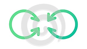 Refresh Loop Icon, Reload, Update, and Continuous Cycle Symbol vector design Generative AI