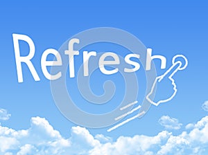 Refresh message cloud shape