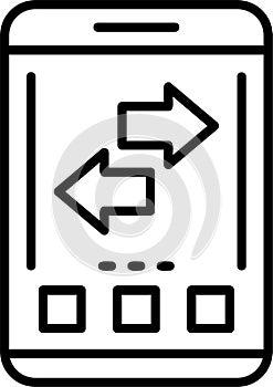 Refresh Outline Vector Icon