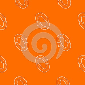 Refresh pattern vector orange