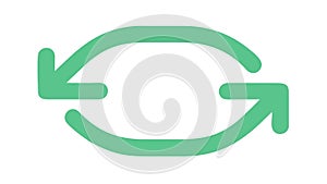 Refresh Reload Arrows Cycle Update Interface, vector design Generative AI