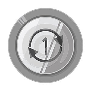 refresh or reload button. Vector illustration decorative design