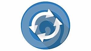 Refresh Reload Icon for Data Update and Synchronization, vector design Generative AI