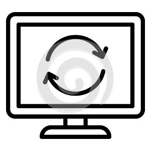 Refresh, reload  Isolated Vector icon easily edit or modify