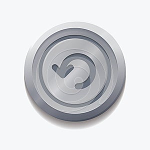 refresh web button. Vector illustration decorative design