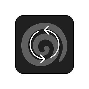 Refreshbutton. Vector illustration decorative design photo