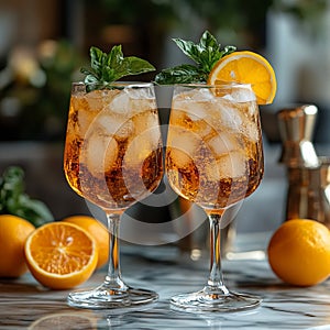 Refreshing Aperol Spritz photo