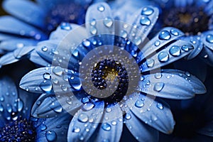 Refreshing Blue daisy blossom. Generate Ai