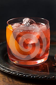 Refreshing Boozy Boulevardier Cocktail