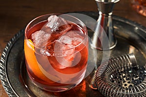 Refreshing Boozy Boulevardier Cocktail photo