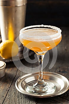 Refreshing Boozy Sidecar Cocktail