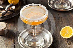 Refreshing Boozy Sidecar Cocktail