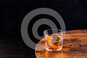 Refreshing Bourbon Old Fashioned Cocktail photo