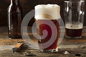 Refreshing Brown Ale Beer