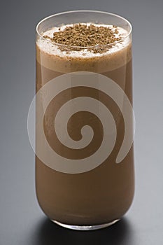 Refreshing chocolate shake with chocolate Birutes