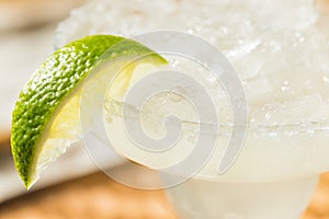 Refreshing Cold Boozy Frozen Tequila Margarita