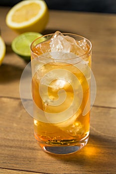 Refreshing Cold Ginger Beer Drink